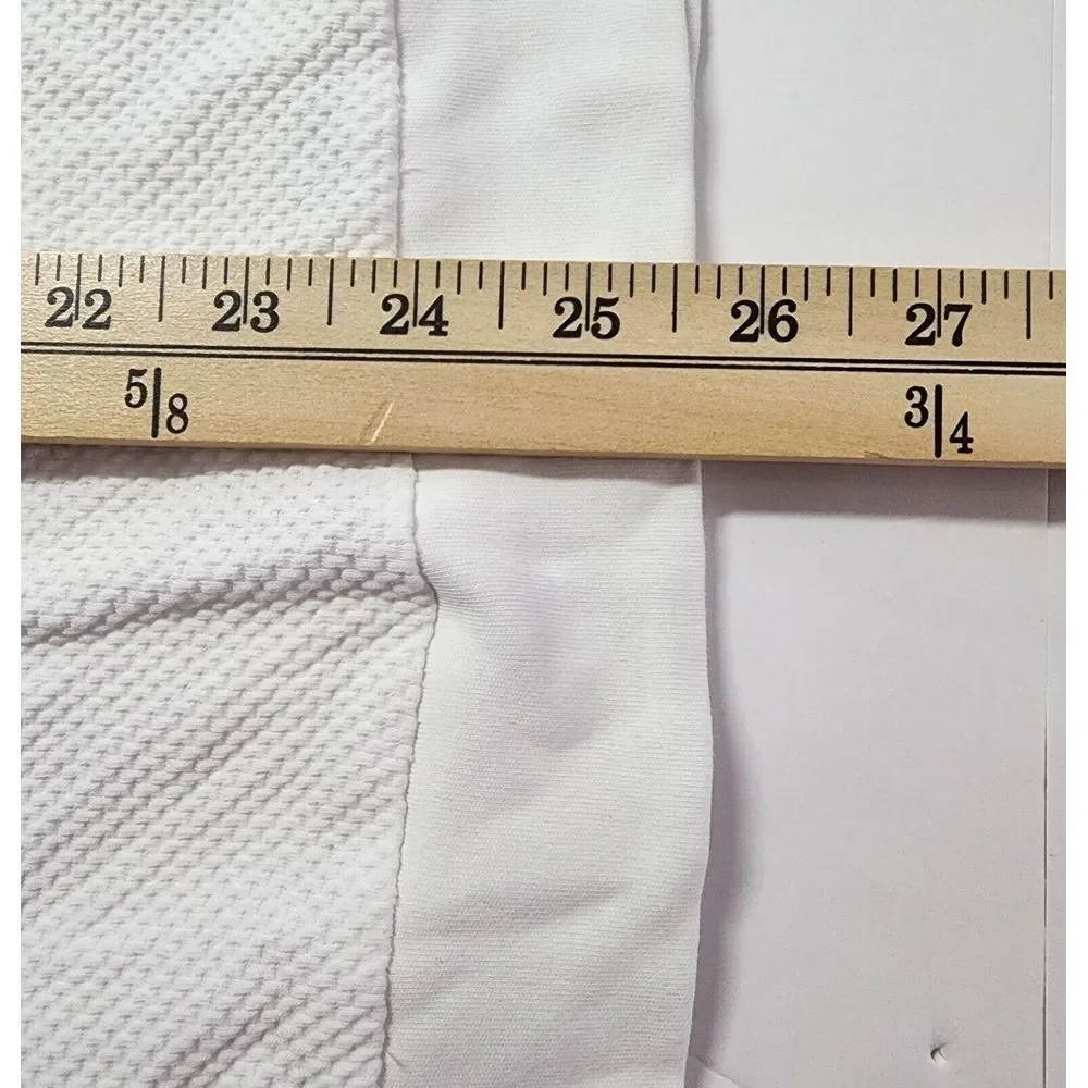 Bugatchi Mens Size XL White‎ Long Sleeve 11/4 Zip Pullover